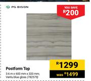 PG Bison Postform Top