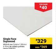 Single Face Supawood