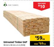 York Timbers Untreated Timber SAP-Each