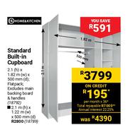 Home & Kitchen Standard Built In Cupboard-2.1m (h) x 1.22m (w) x 500mm (d)