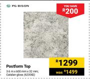 PG Bison Postform Top