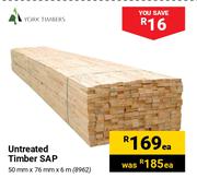York Timbers Untreated Timber SAP-Each