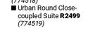 Lusso Urban Round Close Coupled Suite