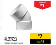 50mm PVC Waste Bend