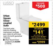Lusso Urban Square Close Coupled Suite
