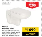 Lusso Boston Ceramic Toilet