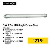 Lightworx 18W 1.3m LED Double Fixture Tube