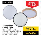 Lightworx 18W Border Ceiling Light-Each