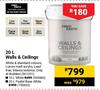 Fired Earth 10L Walls & Ceilings (White)