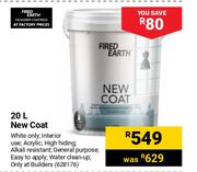 Fired Earth 20L New Coat