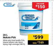 Berger Master 20L Nukote PVA