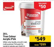 Plascon 20L True Colour Acrylic PVA
