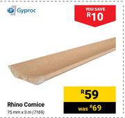 Gyproc Rhino Cornice 75mm x 3m