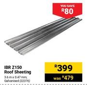 IBR Z150 Roof Sheeting