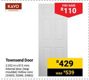 Kayo Townsend Door 2.032m X 813mm