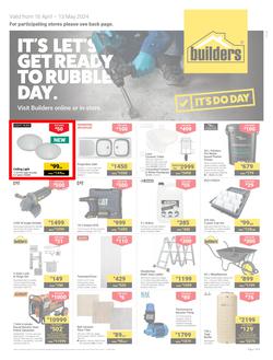 Builders KwaZulu-Natal & East London : It's Let's Get Ready To Rubble Day (16 April - 13 May 2024), page 1