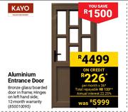 Kayo Aluminium Entrance Door