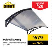 Builders Multiwall Awning