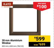 Kayo 28mm Aluminium Window