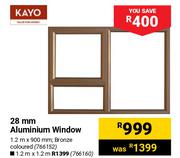Kayo 28mm Aluminium Window 1.2m x 1.2m