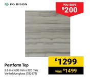 PG Bison Postform Top