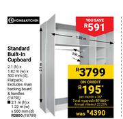 Home & Kitchen Standard Built In Cupboard 2.1 (h) x 1.82m (w) x 500mm (d)
