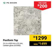 PG Bison Postform Top