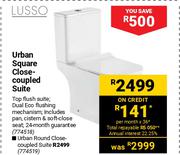 Lusso Urban Square Close Coupled Suite