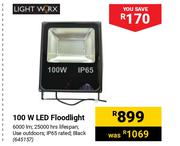 Lightworx 100W LED Floodlight