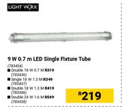 Lightworx 24W 1.6m LED Double Fixture Tube