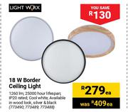 Lightworx 18W Border Ceiling Light-Each