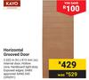 Kayo Hardboard Grooved Door 399291