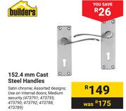 Buidlers 152.4mm Cast Steel Handles