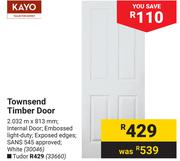 Kayo Townsend Timber Door 30046
