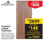 Swartland Framed & Ledged Flush Door 33750