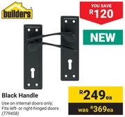 Builders Black Handle 779458-Each
