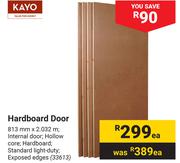 Kayo Hardboard Door 33613