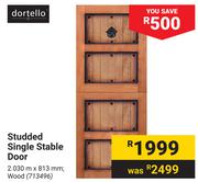 Dortello Studded Single Stable Door