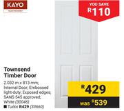 Kayo Tudor Timber Door-2.032m x 813mm