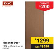 Kayo Masonite Door