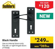 Builders Black Handle-Each