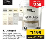 Fired Earth 20L Whispers
