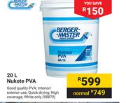 Berger Master 20L Nukote PVA