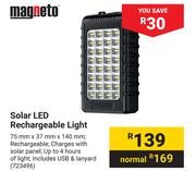 Magneto Solar LED Rechargeable Light