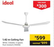 Ideal 1.42m Ceiling Fan