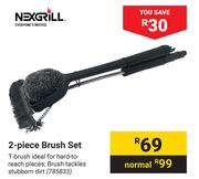 Nexgrill 2 Piece Brush Set
