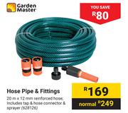 Garden Master Hose Pipe & Fittings