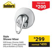 Builders Style Shower Mixer