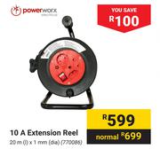 Powerworx 10A Extension Reel