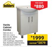 Builders Vanity Cabinet Combo